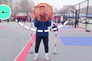 篮球运球绕杆教学视频